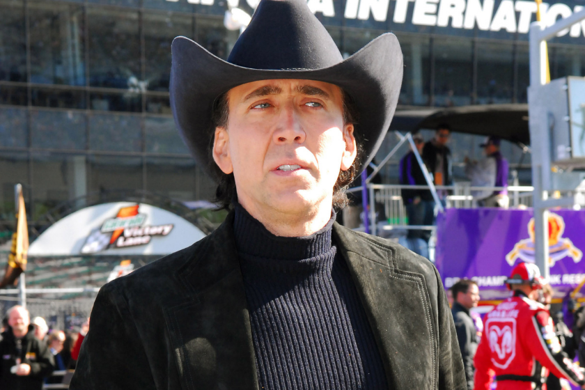 Nicolas Cage serves as Grand Marshal for the 49th Running of the Daytona 500 - February 19, 2007 at Daytona International Speedway in Daytona Beach, Florida, United States