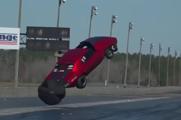Chevy Camaro Gets Airborne During Drag Race, But Driver Somehow Makes This Ridiculous Save