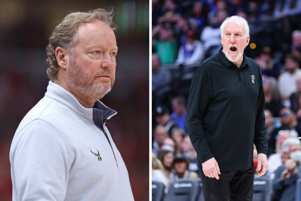 Mike Budenholzer and Greg Popovich.