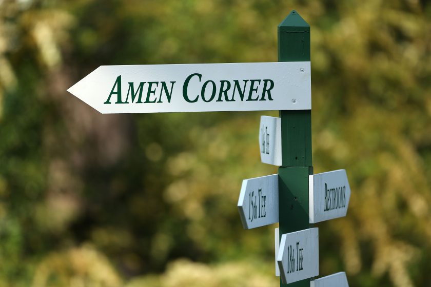 Amen Corner at Augusta.