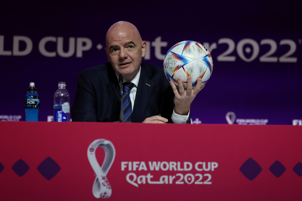 FIFA President, Gianni Infantino Speaks Ahead of Opening Match of the FIFA World Cup Qatar 2022