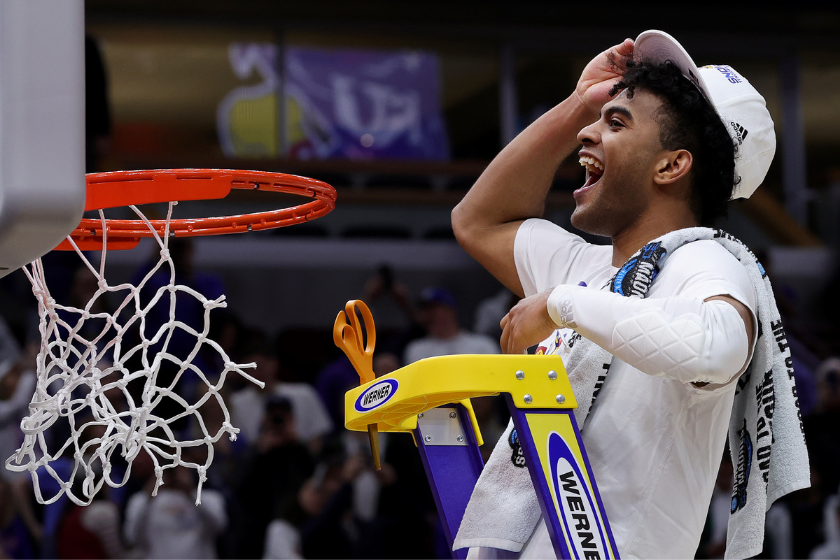 Remey martin cuts down the nets