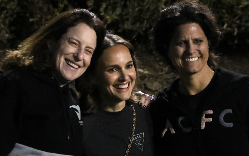 Angel City FC Founders Kara Nortman, Natalie Portman and Julie Uhrman
