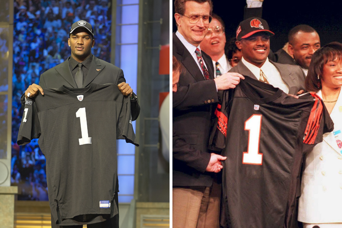 Jamarcus Russell and Ki-Jana Carter are two of the worst number one picks in NFL Draft history.