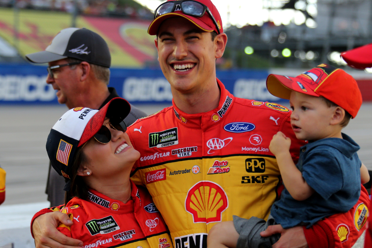 Joey and Brittany Logano Met at His Family's Ice Rink, and Today They ...