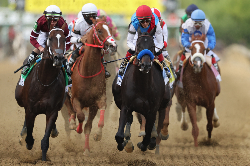 The field during the 146th Kentucky Derby.