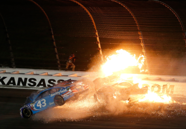 Aric Almirola's Terrifying Wreck at Kansas Speedway Was the Worst of His Career