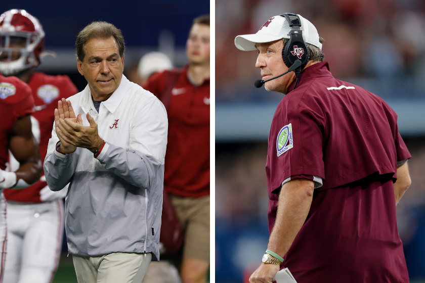 Alabama and Texas A&M have a new rivalry after Nick Saban's recruiting comments.