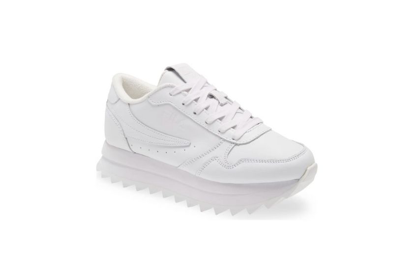 best platform shoe in white -- women