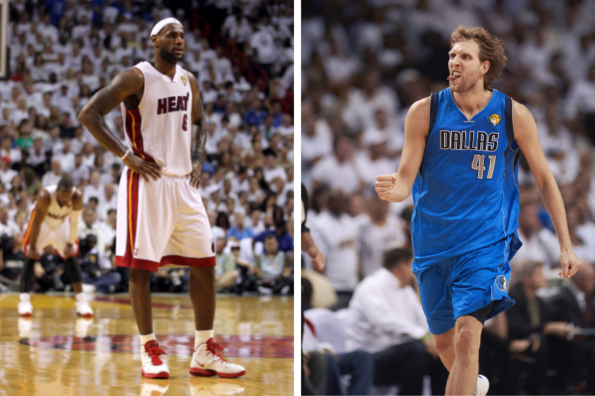 The Miami Heat were heavy favorites heading into the 2011 NBA Finals