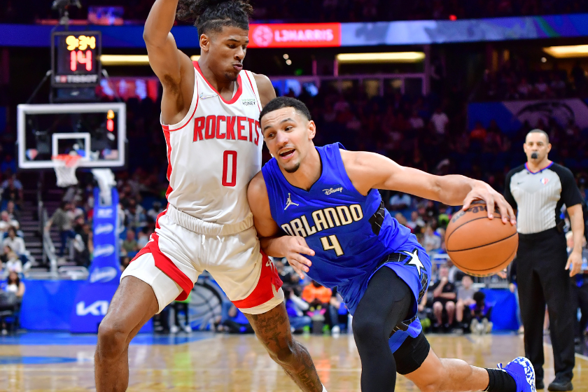 Houston Rockets star Jalen Green defends Orlando Magic star Jalen Suggs