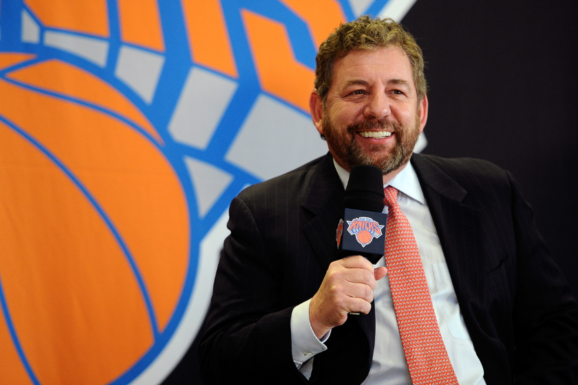 James Dolan, owner of the New York Knicks, at an MSG event.