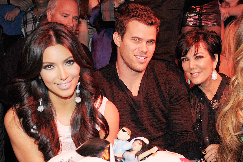 Kim Kardashian, Kris Humphries and Kris Jenner
