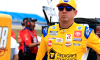 Kyle Busch watches the action during qualifying for 2022 Ally 400 at Nashville Superspeedway