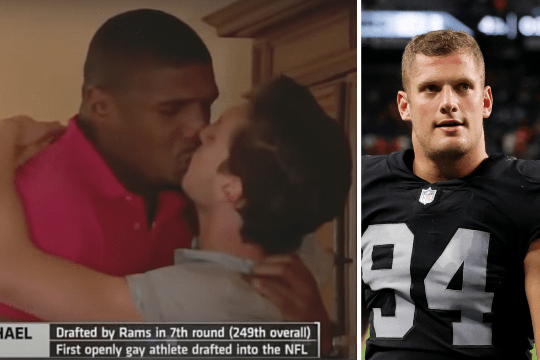 Michael Sam's draft kiss changed the NFL, as did Carl Nassib's coming out story
