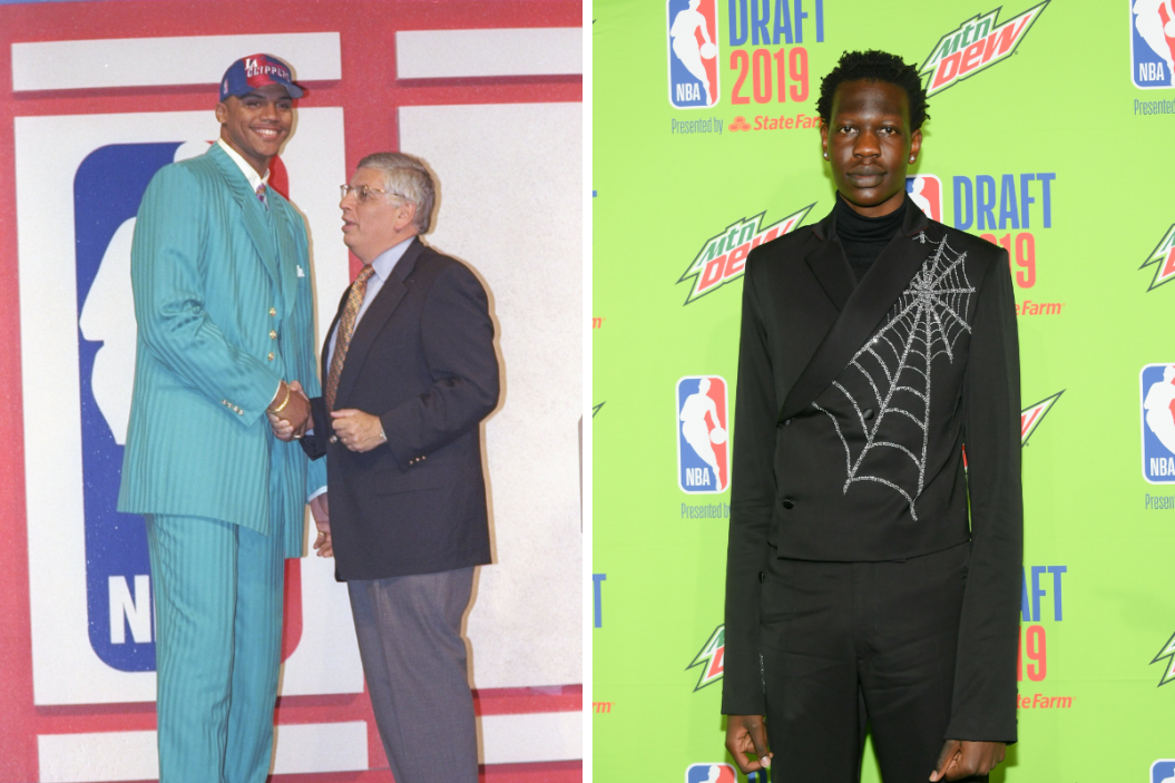 NBA Draft fashion through the years.