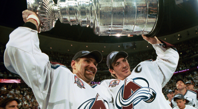 Ray Bourque Lifts the Stanley Cup Thanks to an Avalanche of NHL Talent