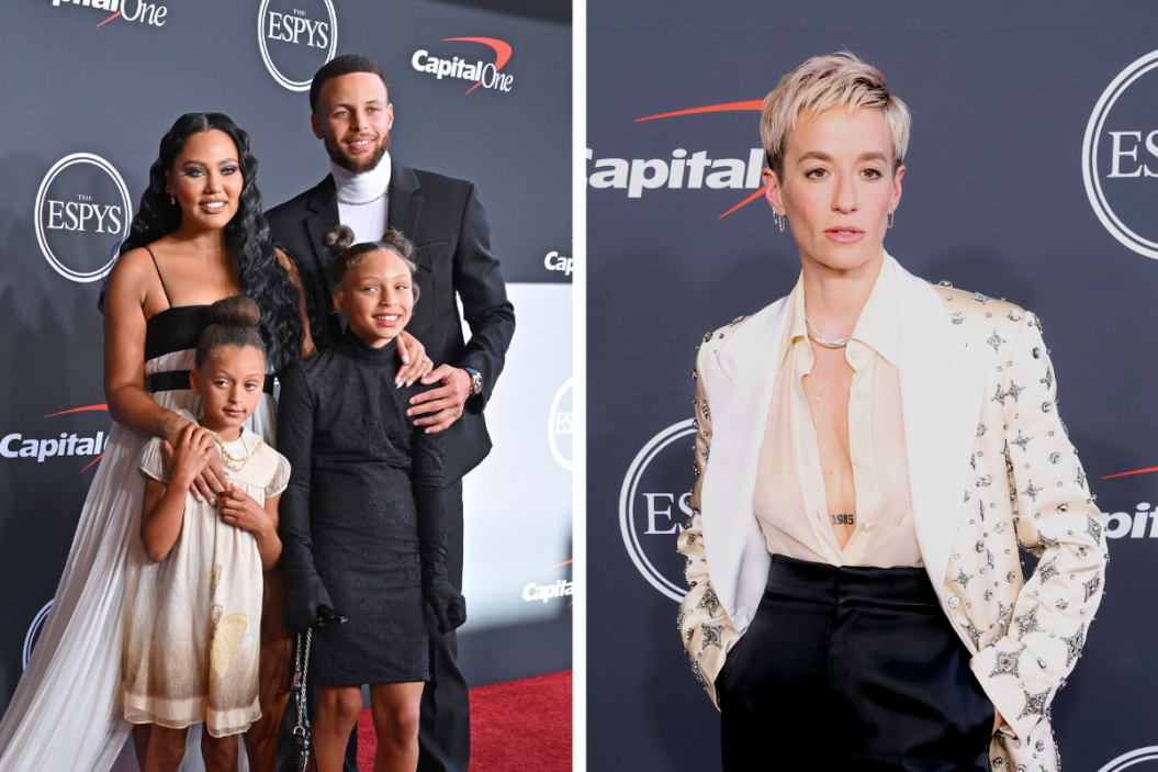 The Curry Family on the ESPY Red Carpet, Megan Rapinoe attends the 2022 ESPY Awards