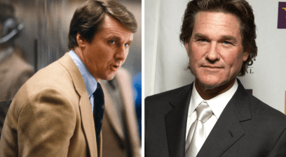 Herb Brooks, the US hockey coach who won gold in 1980 and Kurt Russell, who played the role of Brooks in the Disney Movie "Miracle"