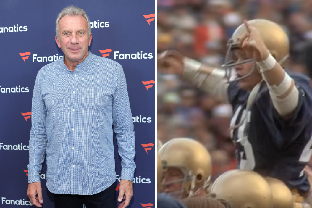 Joe Montana has gone on record saying the events in the 1993 film "Rudy" aren't historically accurate.