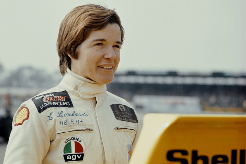 Lella Lombardo during the Daily Mail Race of Champions on 17 March 1974 at the Brands Hatch circuit in Fawkham, Great Britain