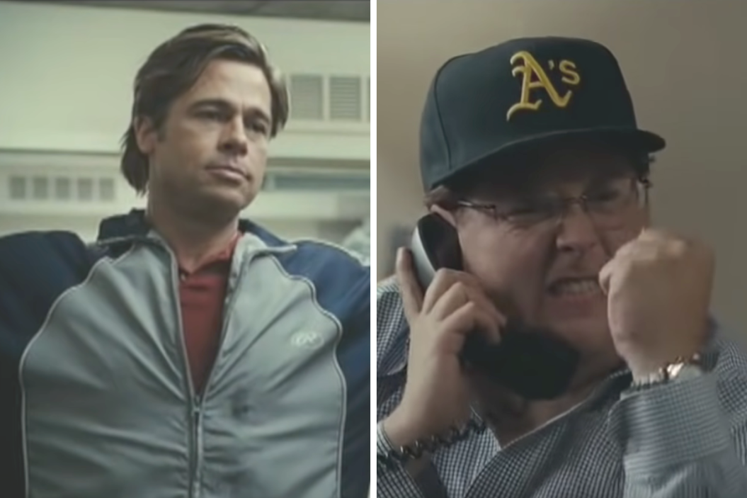 Brad Pitt delivers several iconic quotes as Billy Beane in "Moneyball".