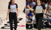 Simone Jelks and Lauren Holtkamp-Sterling are two of six women who are full-time NBA referees.