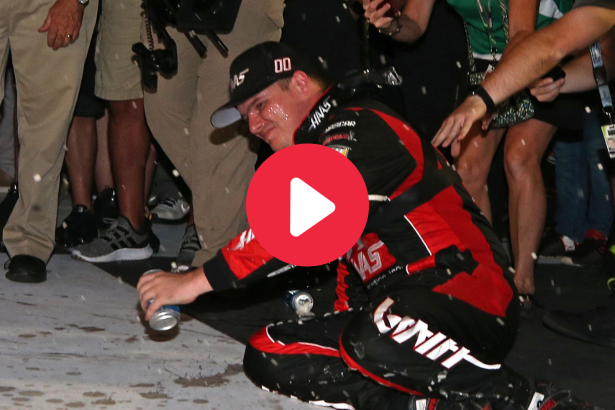 Cole Custer’s Beer-Chugging Fail at Kentucky Is a Moment the NASCAR Driver Would Like to Forget