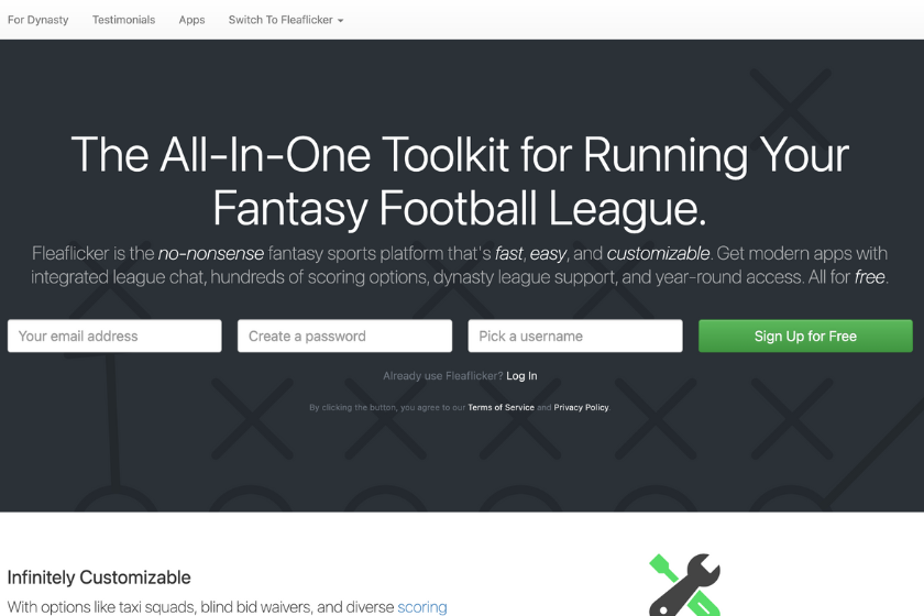 Fleaflicker Fantasy Sports Home Page