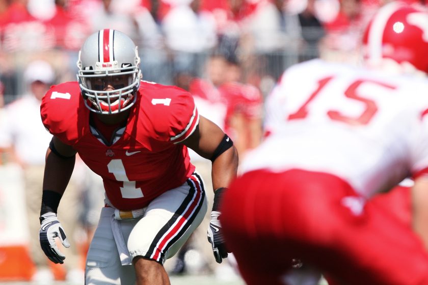 Marcus Freeman during his playing days at Ohio State.
