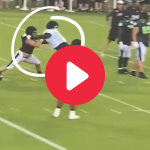 Jordan Davis Manhandles Offensive Lineman at Eagles Training