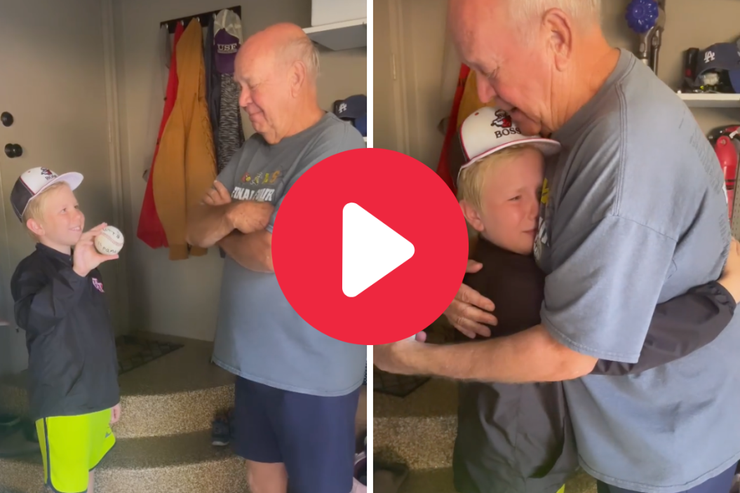 A young boy named Felix brought the internet to tears by gifting his grandpa a home run ball.