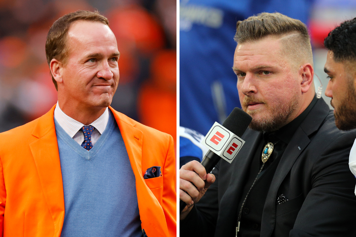 Peyton Manning and Pat McAfee are bringing a simulcast to college football.