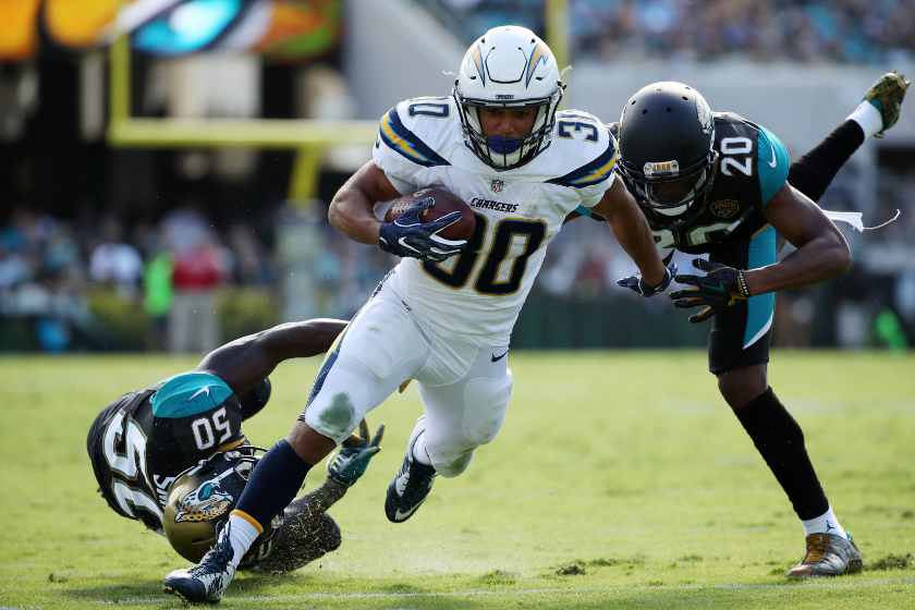 Austin Ekeler player prop bets for Chargers vs. Jaguars