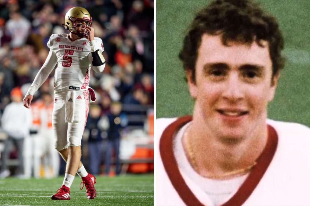 Boston College wears Red Bandana uniforms every year in honor of 9/11 hero Welles Crowther.