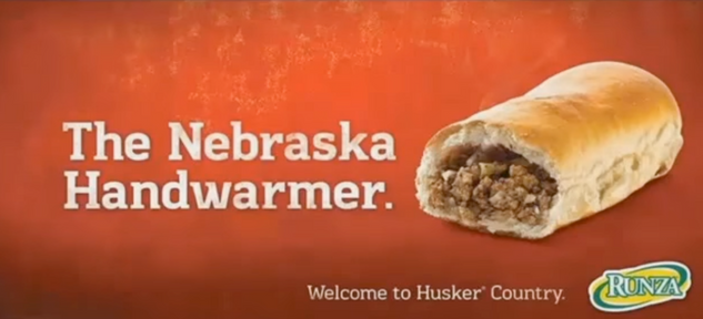 Runza sandwiches are a popular concession items at Nebraska football games.