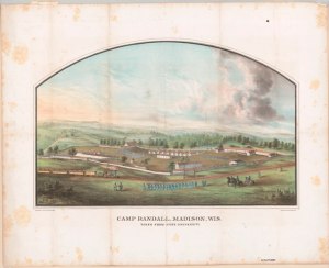 Camp Randall in 1864