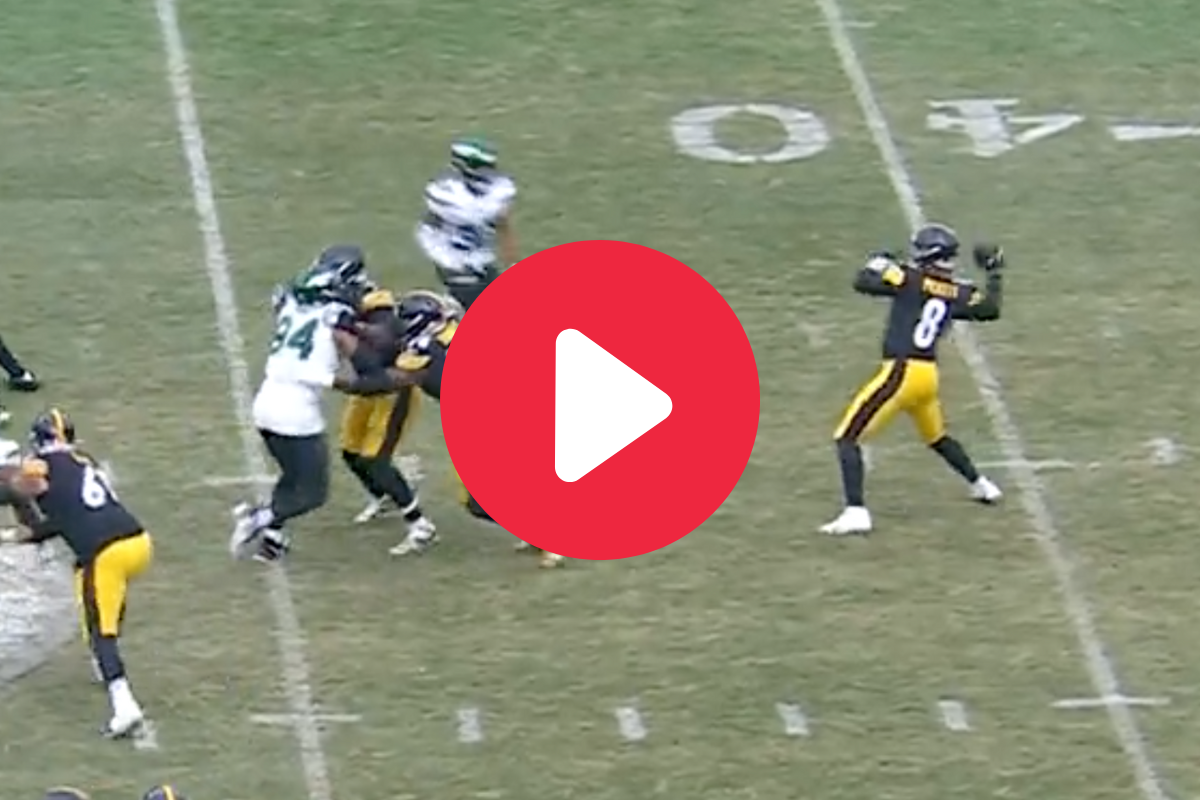 N.J.'s Kenny Pickett throws interception on first NFL pass for Steelers vs.  Jets 