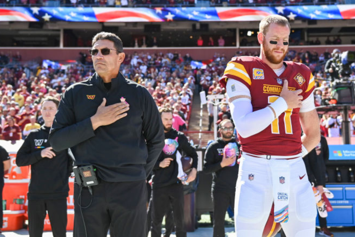 Alex Smith Called Out Ron Rivera For Throwing Carson Wentz Under the Bus