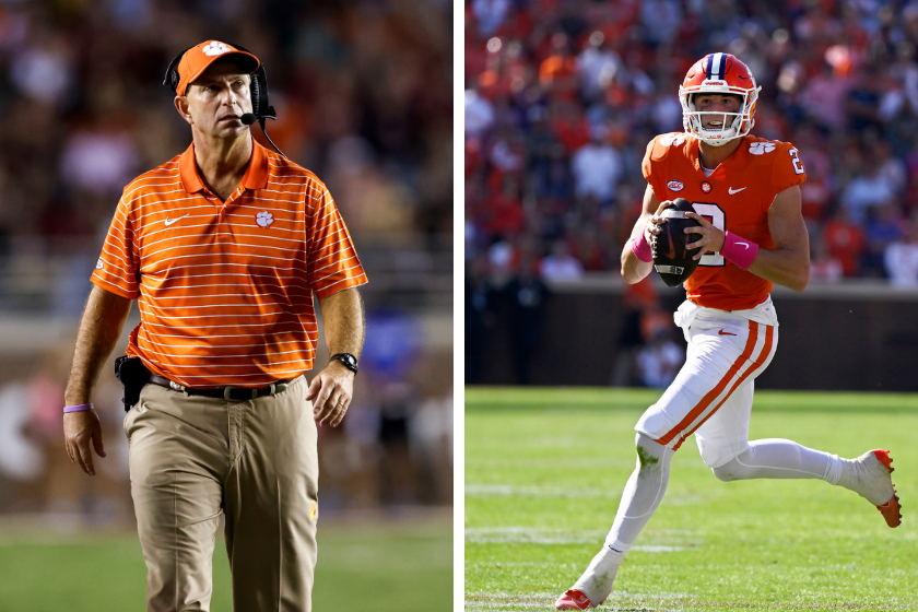 Dabo Swinney replaced DJ Uiagalalei with Cade Klubnik against Syracuse last week. The decision resulted in a win.