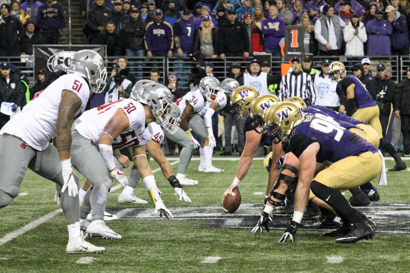 Washington owns Washington State in the Apple Cup.