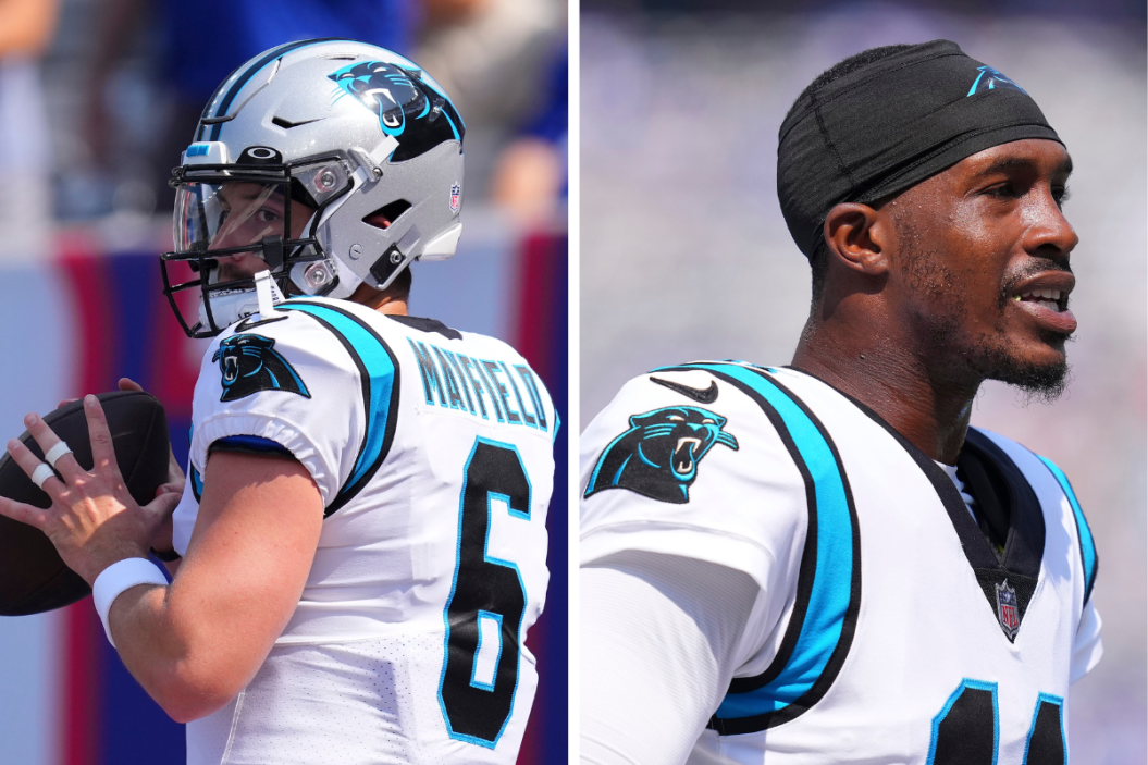 The Carolina Panthers have three solid QB options in Baker Mayfield, Sam Darnold and P.J. Walker, but can't find a recipe for success.