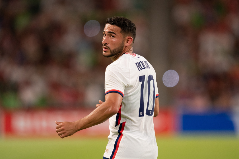 Cristian Roldan #10 of the United States during a Concacaf Nations League game between Grenada and USMNT 