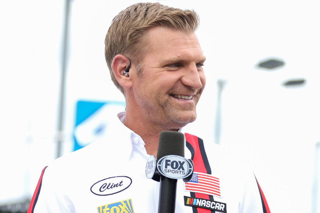 Clint Bowyer on the grid prior to the 2022 Goodyear 400 at Darlington Raceway