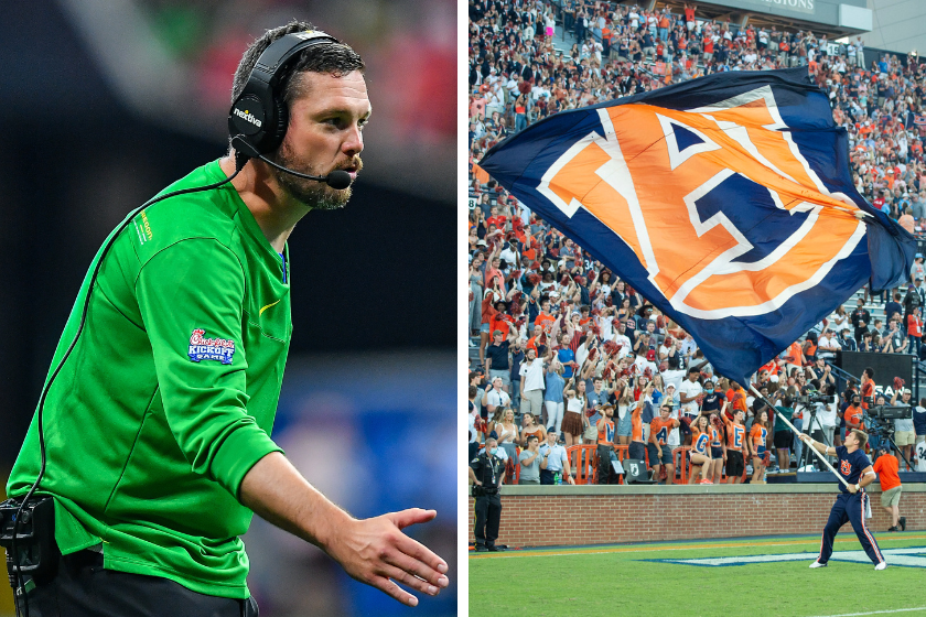 Oregon head coach Dan Lanning and Auburn reportedly have mutual interest.