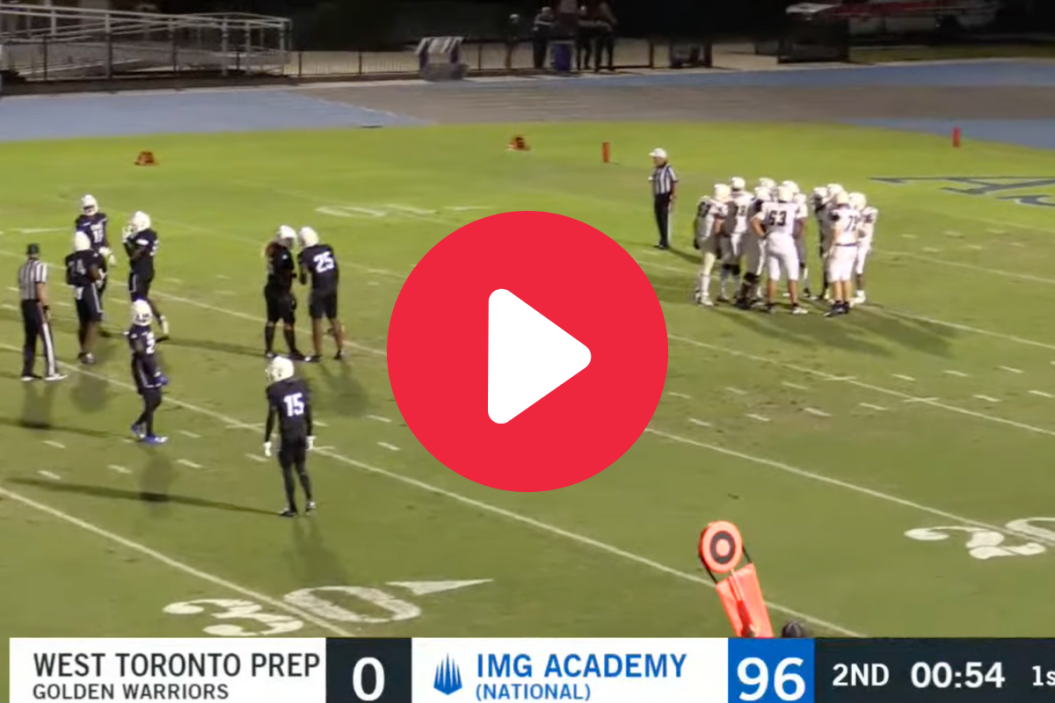 IMG Academy beat West Toronto Prep by 96...and it only took a half.
