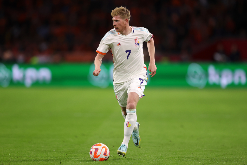 Kevin De Bruyne of Belgium in action during the UEFA Nations League League A Group 4 match between Netherlands and Belgium