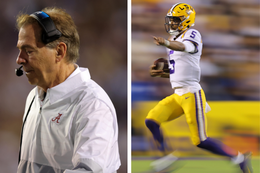 Nick Saban made a crucial mistake in the fourth quarter against LSU as Tigers QB Jayden Daniels turned up the heat. 