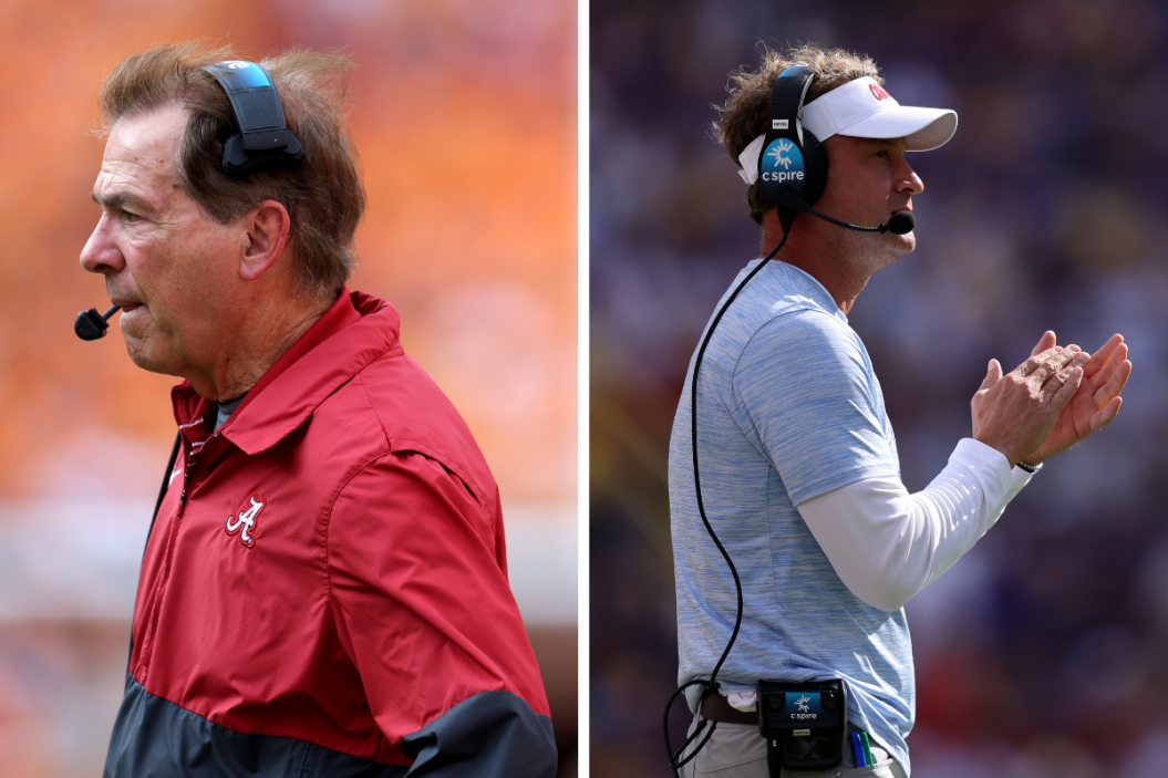 Alabama's Nick Saban and Ole Miss HC Lan Kiffin put their history aside as their two teams look to right their seasons.