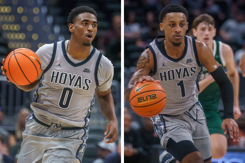 Brandon Murray and Primo Spears look to help Georgetown improve after last year's disastrous campaign.